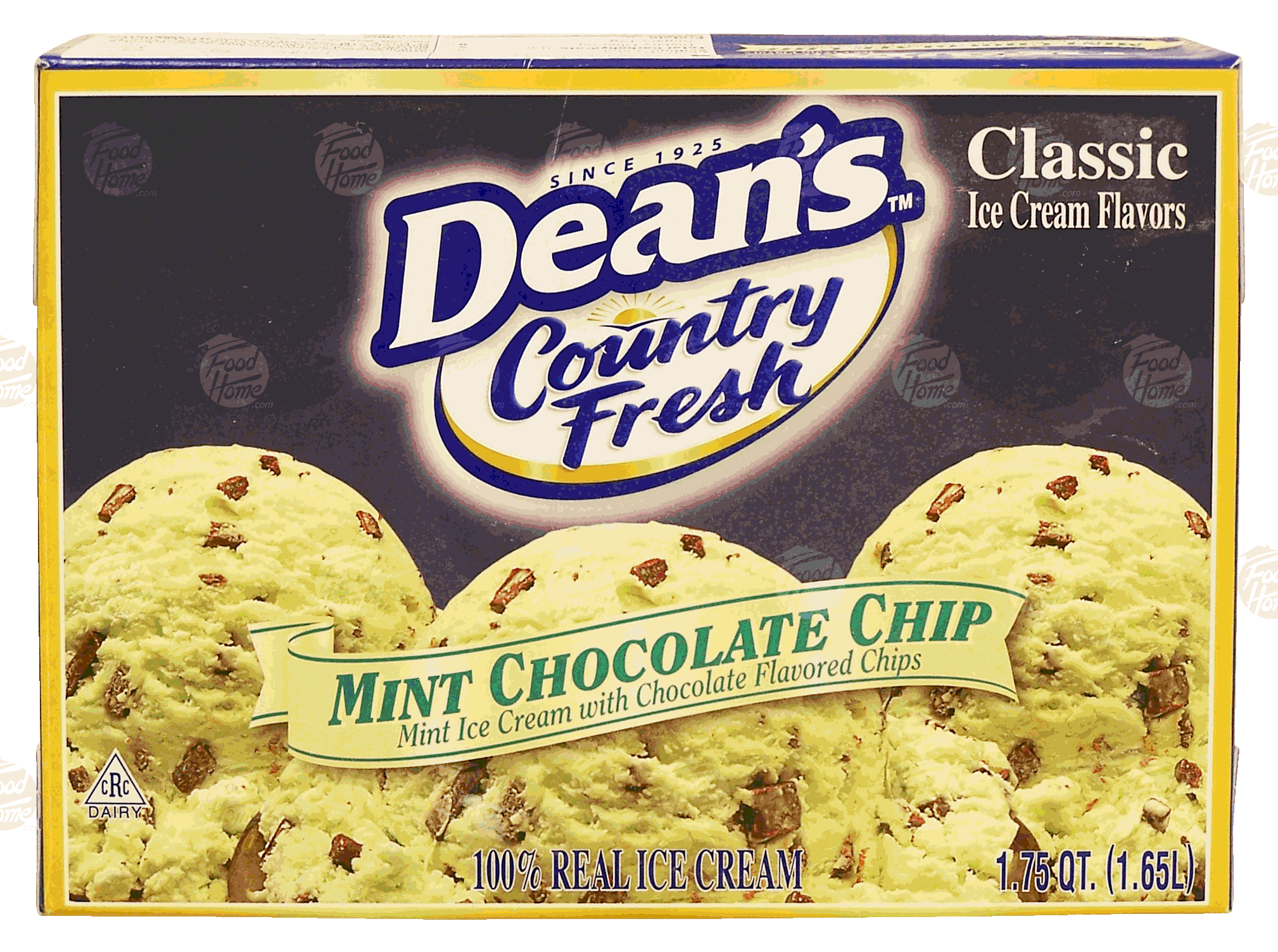 Dean's Country Fresh mint chocolate chips ice cream Full-Size Picture